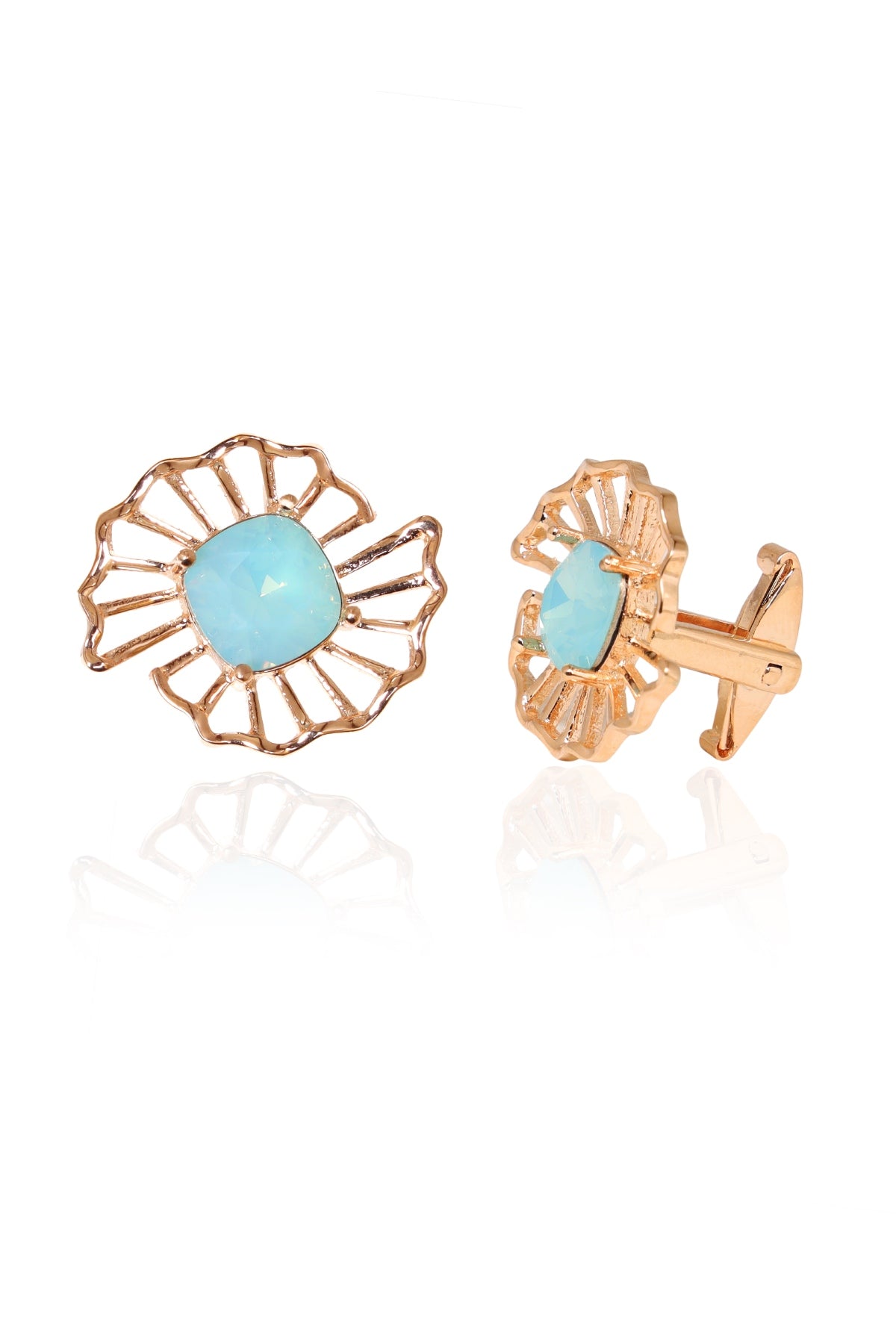 Buy Cushion Crystal Cufflink For Women Online at ScrollnShops